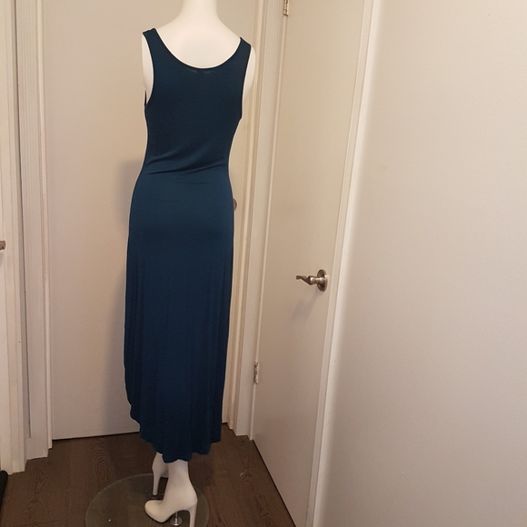 Casual jersey knit high low dress s - Picture 3 of 6